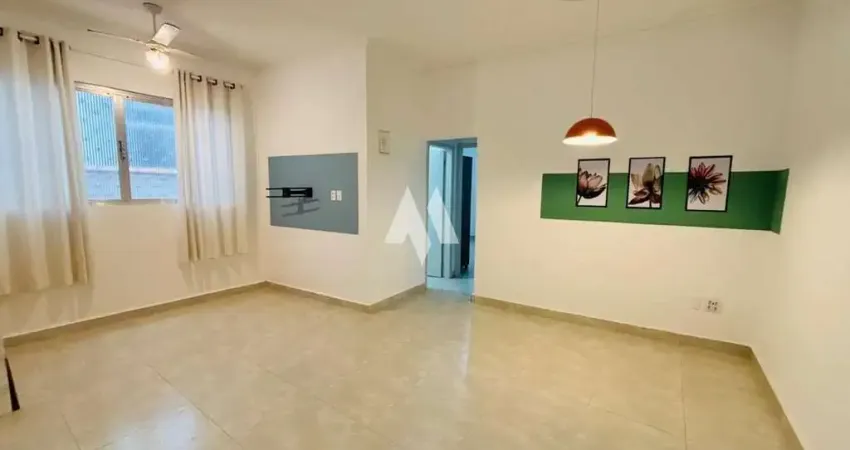 Apartamento térreo  de 2 dormitórios em boqueirão, santos/sp