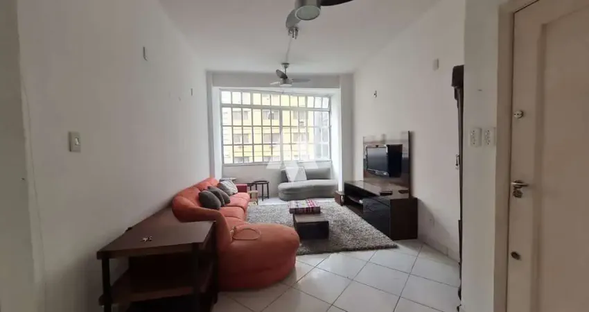 Apartamento  02 dormitórios  -vaga demarcada -  Quadra da Praia do Boqueirão/Santos