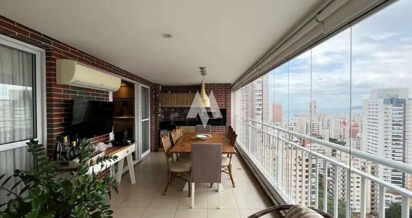 Apartamento mobiliado com 3 quartos 3 vagas e lazer para alugar na Vila Rica/Boqueirão - Santos/SP