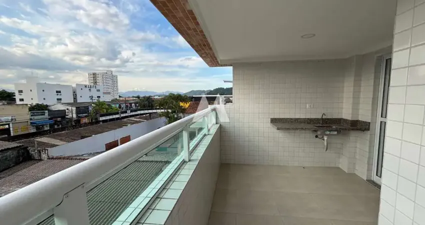 Apartamento à venda de 2 quartos, 1 suíte, vaga de garagem - Guilhermina - Praia Grande