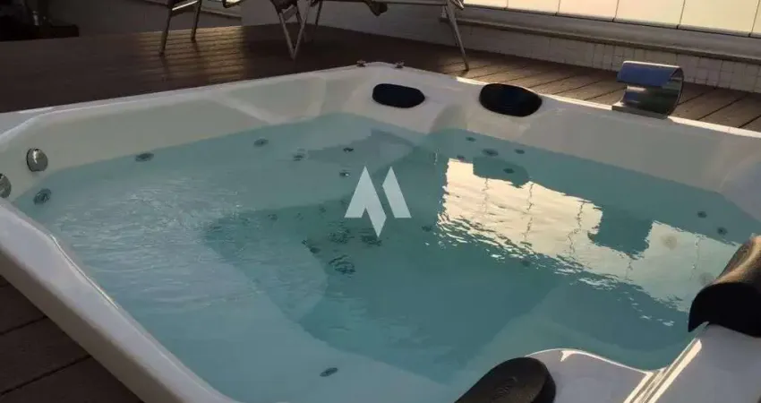 Casa sobreposta alta à venda com 4 suítes e área de lazer privativa no embaré de santos/sp