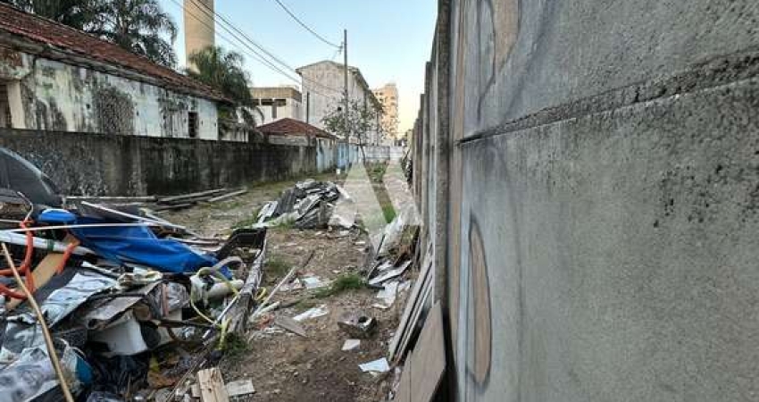 Terreno à venda na Rua Comendador Martins, Vila Mathias, Santos