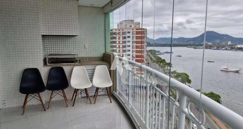 Apartamento com 3 Quartos e 5 banheiros para locação, 199 m²  - Ponta da Praia em Santos