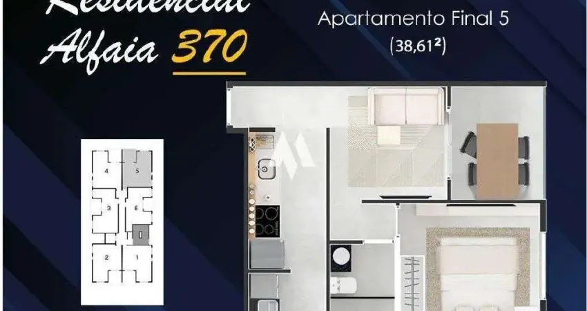 Apartamentos à venda em construção com 1 dormitório e completo no bairro embaré em santos/sp