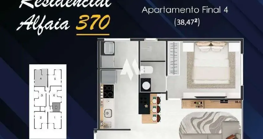 Apartamentos à venda em construção com 1 dormitório e lazer no bairro embaré em santos/sp