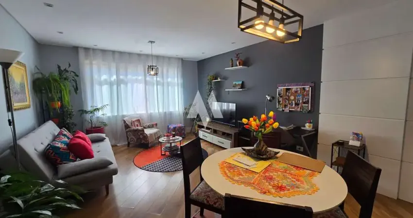 Ana costa – apto a venda com 2 dormitórios, pronto para morar, vaga demarcada e despesas baixas!