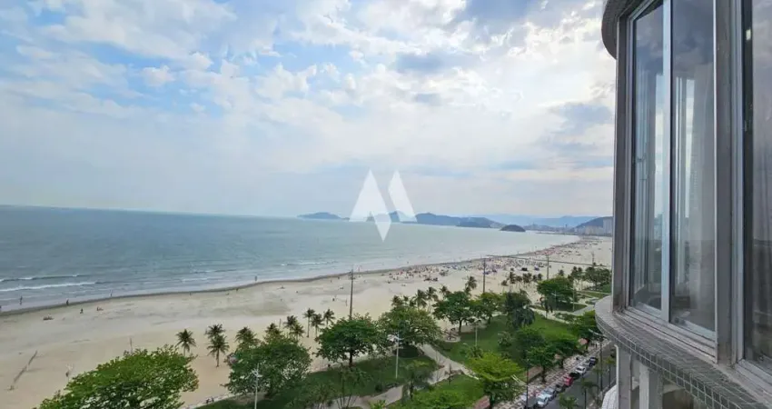 Apartamento com vista mar à venda com 2 dormitórios, sendo 1 suíte no boqueirão em santos/sp