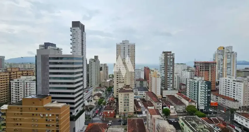 Apartamento à venda com 3 dormitórios e vista para o mar no embaré em santos/sp