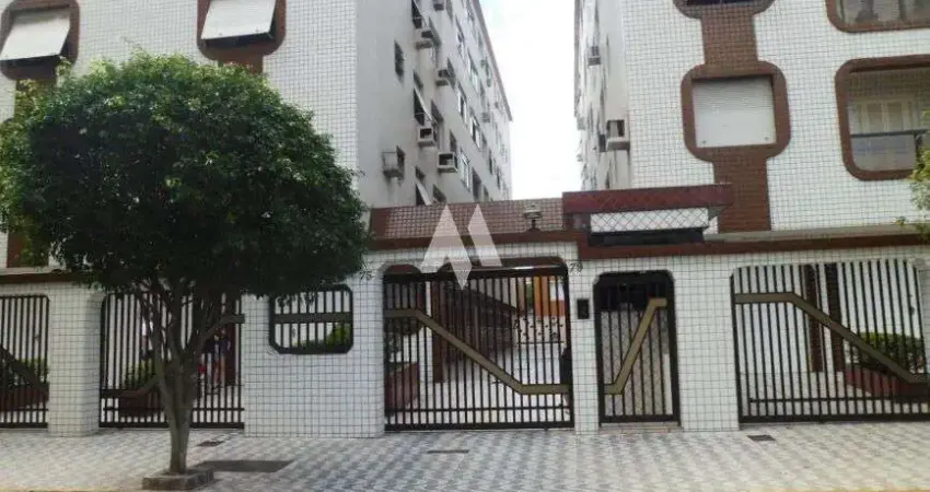 Apartamento à locação com 2 dormitórios, de frente e vaga fechada no bairro campo grande em santos/sp