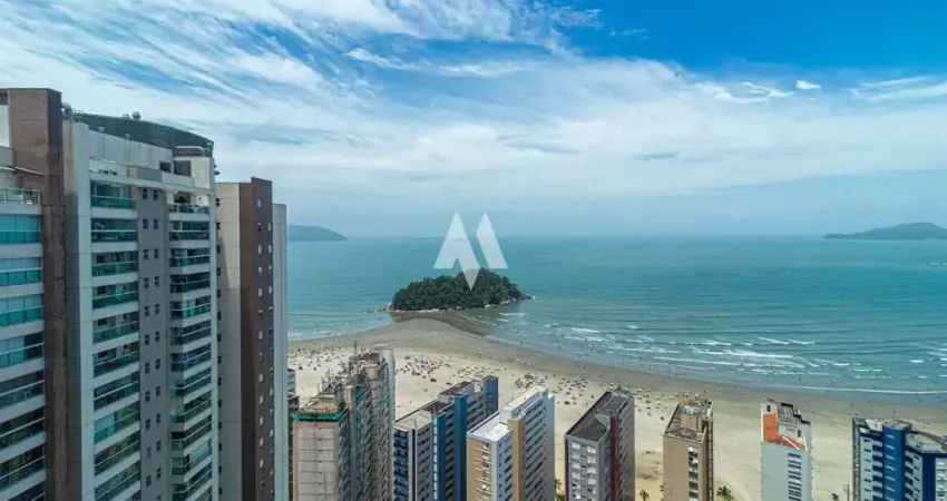 Cobertura duplex à venda com 4 dormitórios e vista para o mar no bairro josé menino de santos/sp