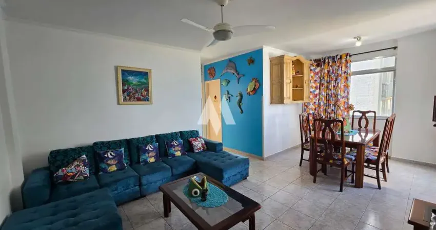Apartamento - aparecida, santos/sp - 2 dormitórios, 2 banheiros de frente para o mar