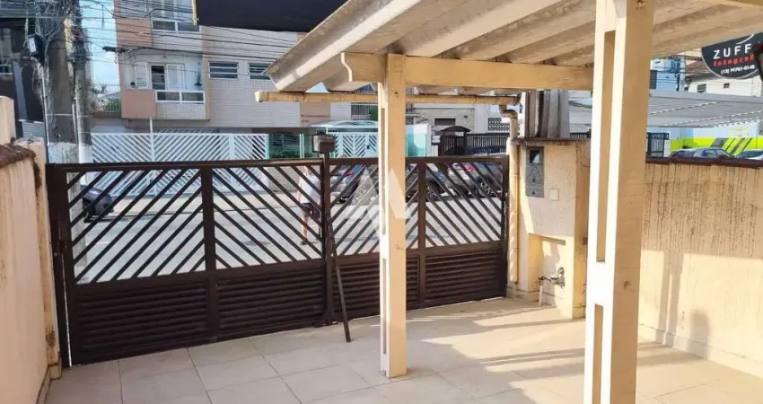 Sobrado geminado para locação com 3 dormitórios, 225m² e 2 vagas na aparecida em santos/sp