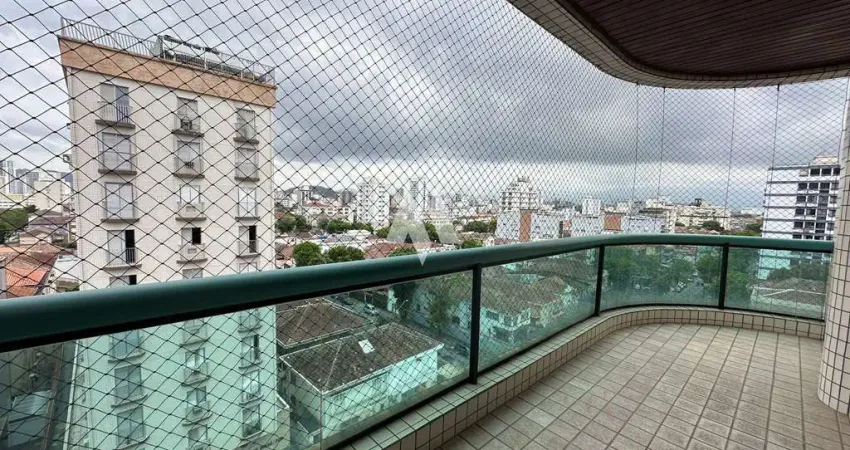 Apartamento com 3 quartos e 3 banheiros à venda, 150 m² - embaré/santos