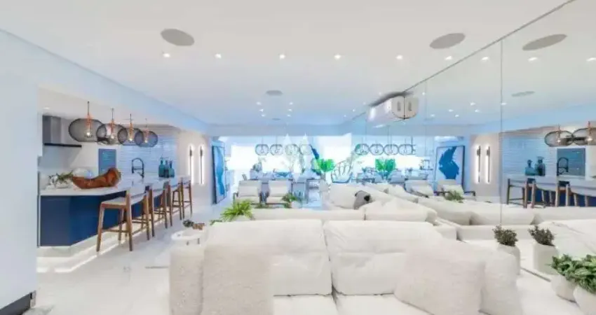 Apartamento alto padrão com 3 quartos/suítes 3 vagas e lazer à venda na vila rica/boqueirão - santos/sp