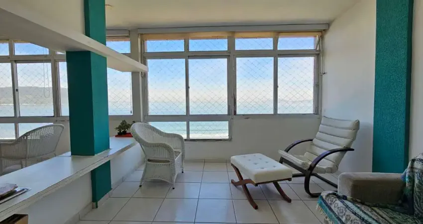 Apartamento vista mar 130 m² 1 vaga escriturada à venda no embaré - santos/sp