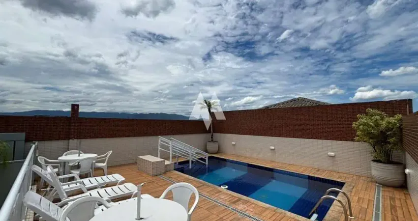 Apartamento na Vila Matias – Porteira Fechada, Vaga Demarcada e Lazer na Cobertura | Sol da Tarde | Santos – SP