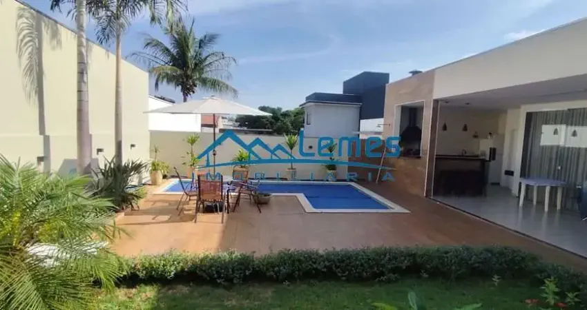 Vale florido - casa a venda, casa com 03 suítes 01 com closet, área de lazer completa, jardins frontal e fundos paisagista, 04 garagens sendo 02 cobertas. (nova).