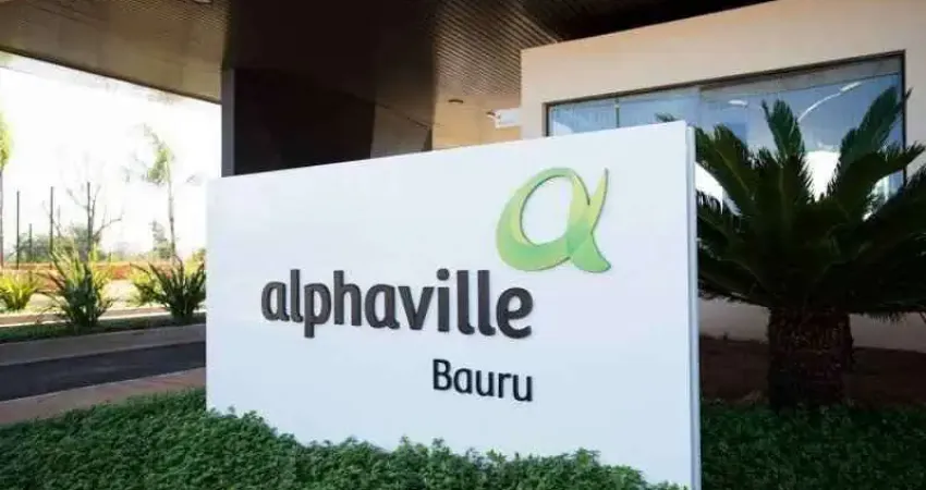 Terreno em condomínio fechado à venda na Avenida Adélia José Jorge, Alphaville, Bauru