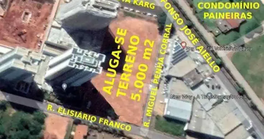 Terreno comercial para alugar na 3 RUAS E 1 AVENIDA (AV. AFFONSO J. AIELLO), Vila Aviação, Bauru