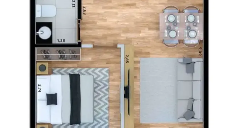 Apartamento em vila nova cidade universitaria, (bauru) - sp