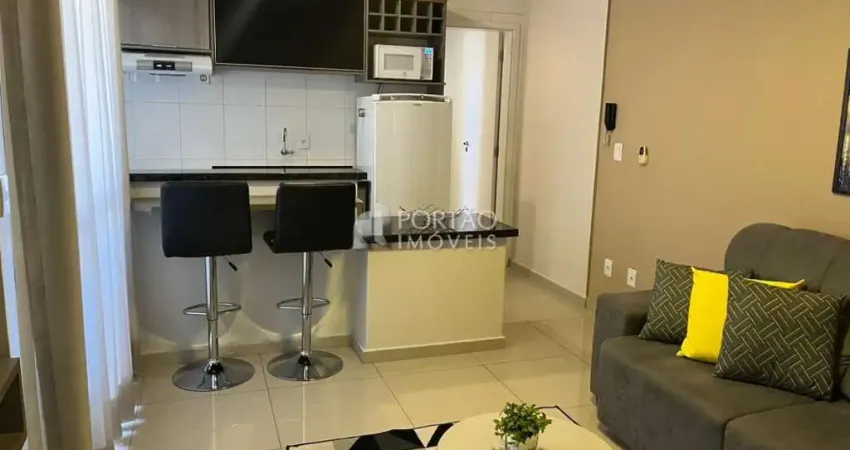 Apartamento para aluguel residencial caires um dormitório mobiliado