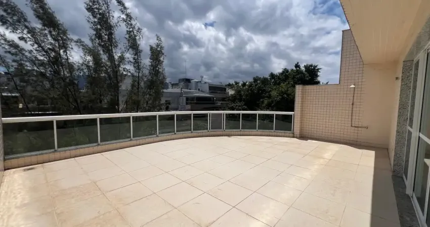 Cobertura linear de alto padrão no recreio dos bandeirantes com 3 suítes e terraço de 50m²