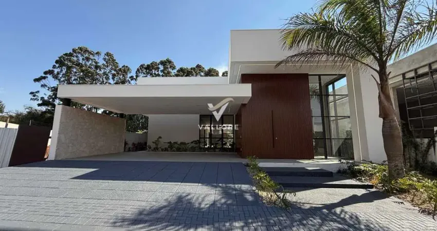 Casa alto padrão com 4 suítes em condomínio no recanto tropical - cascavel/pr