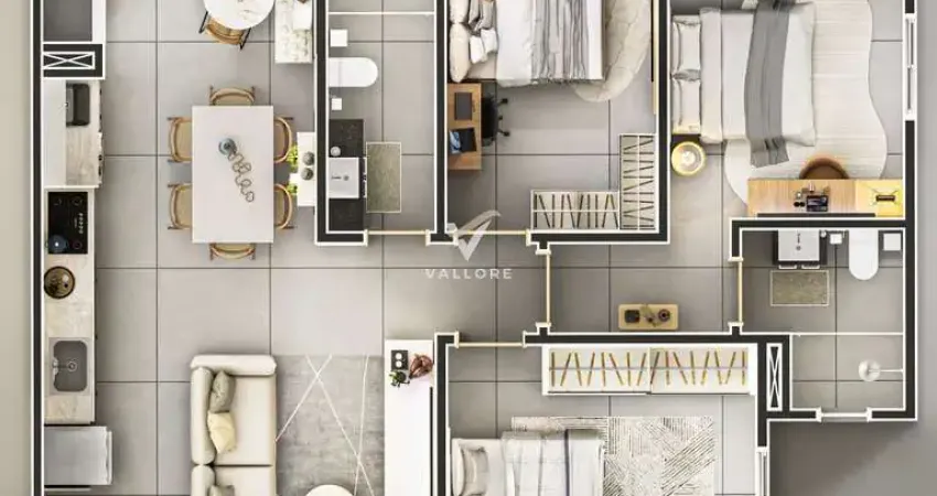 Apartamento com 3 quartos à venda no Parque São Paulo, Cascavel