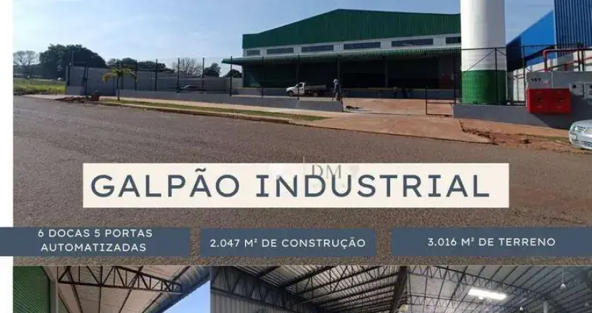 Galpão à venda, 2047 m² por r$ 7.500.000,00 - parque industrial mário bulhões - maringá/pr