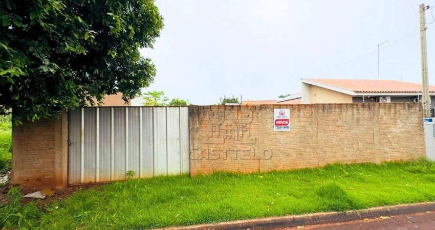 Terreno à venda, 240 m² por R$ 65.000,00 - Centro - Primeiro de Maio/PR