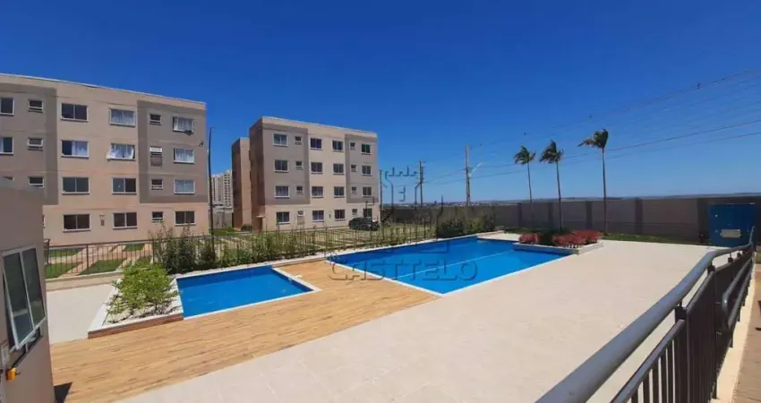 2 quartos, sala com sacada e churrasqueira, cozinha com pia e área de serviço wc com box blindex , ponto para ar-condicionado e garagem