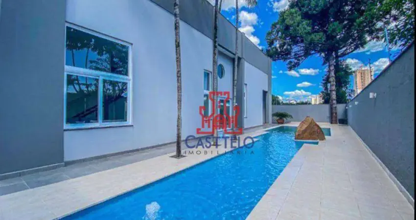 Sobrado com 5 dormitórios, 549 m² - venda por r$ 2.800.000,00 ou aluguel por r$ 12.960,00 - mediterrâneo - londrina/pr