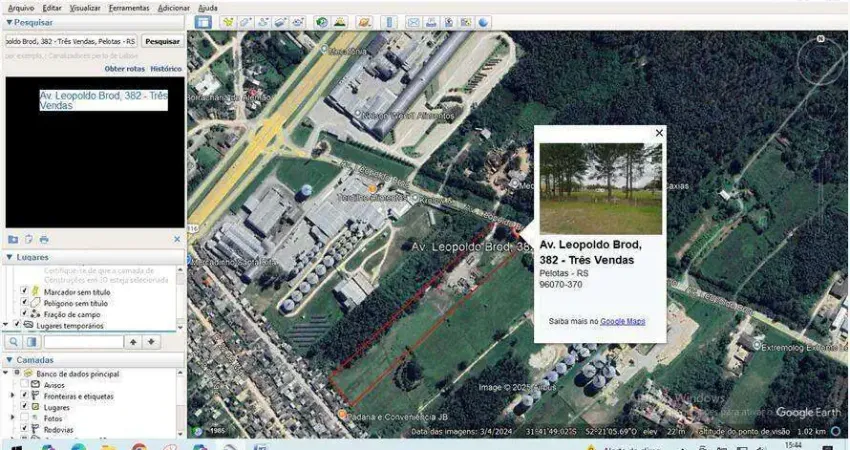 Terreno comercial para alugar no Três Vendas, Pelotas 
