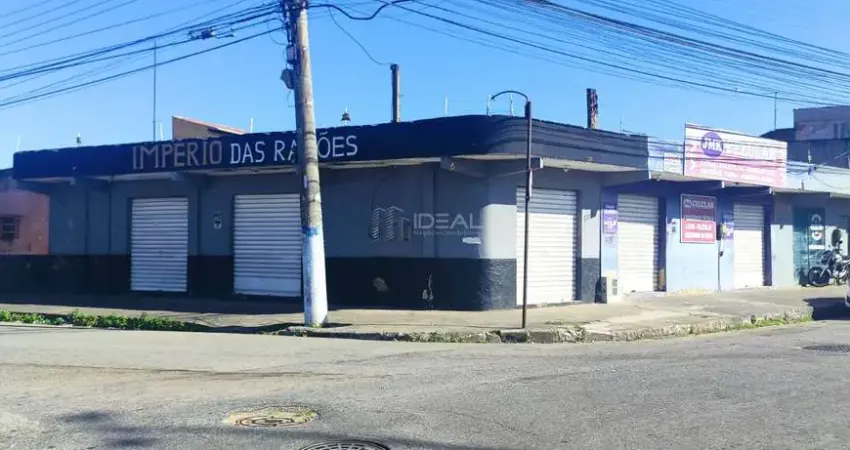 Área comercial de esquina com 6 lojas e terreno na av. lourival martins beda