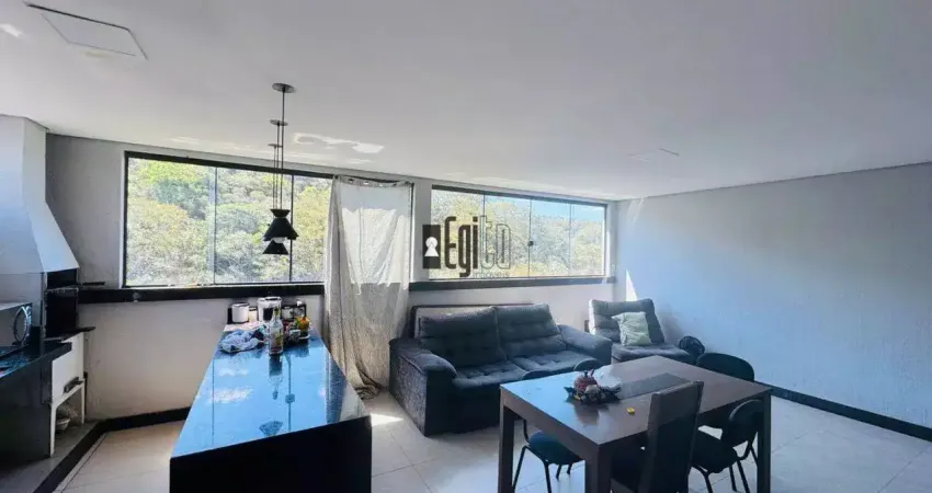 Cobertura com 2 dormitórios à venda, 84 m² - borboleta - juiz de fora/mg