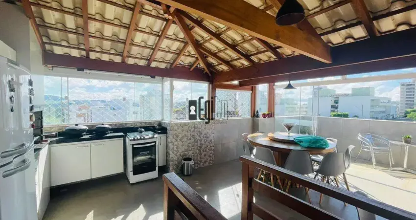 Cobertura com 3 dormitórios à venda, 150 m² por r$ 546.000,00 - jardim liú - juiz de fora/mg