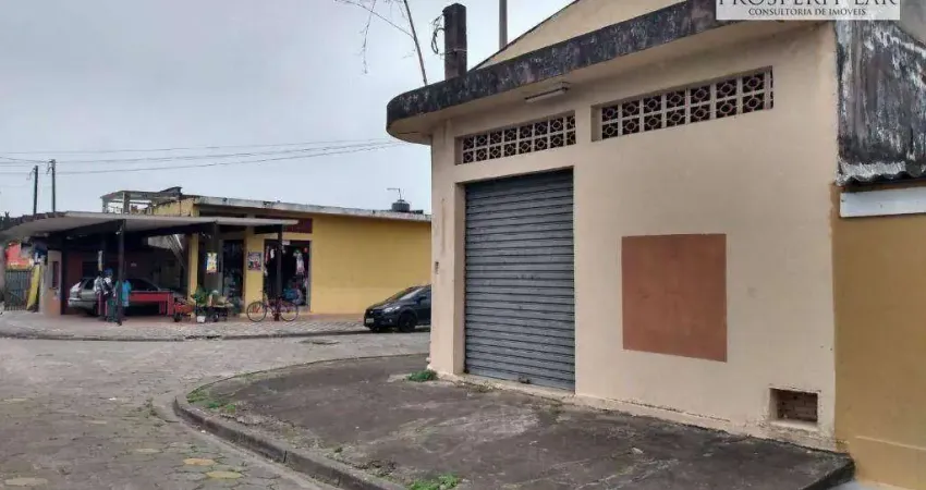 Salão, 57 m² - venda por r$ 100.000,00 ou aluguel por r$ 1.080,00/mês - jardim praia grande - mongaguá/sp
