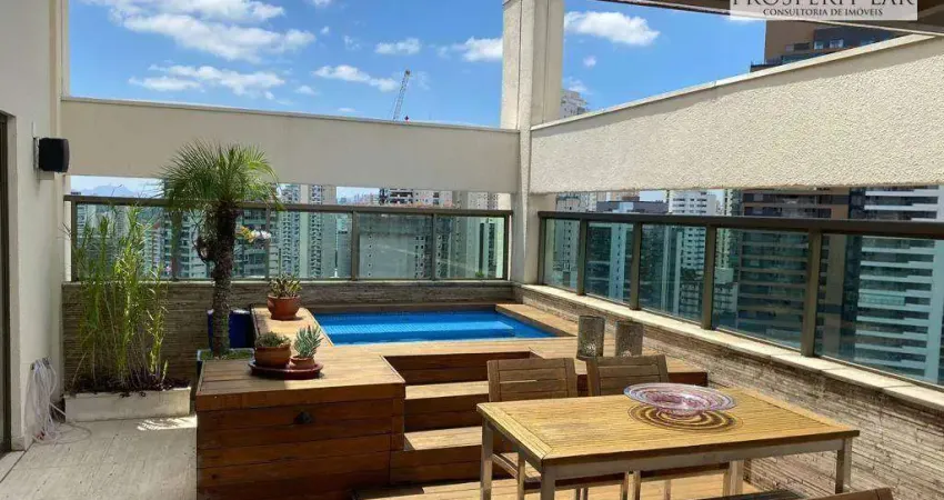 Cobertura com 3 dormitórios à venda, 240 m² por R$ 4.250.000 - Brooklin Paulista