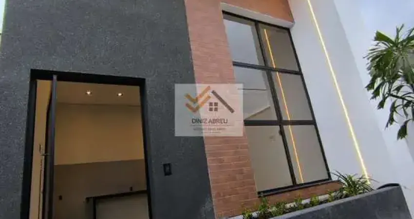 Casa térrea moderna com piscina no residencial dorighello – cerquilho/sp