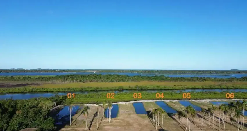 0867 - terreno com 4.896,00m², com lagoa e acesso ao rio | pinheiros - bbs