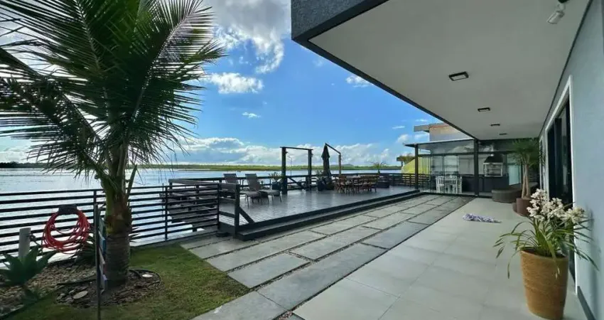 0913 - casa em alvenaria moderna nova, fundos lagoa l costeira - bbs