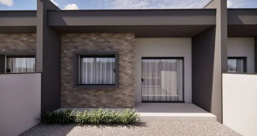 1075 - casa geminada com 2 dormitórios - aceita financiamento l centro