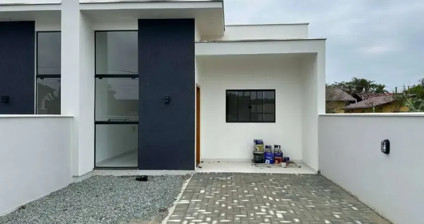 0401 - casa geminada com 3 dormitórios | costeira - bal. barra do sul/sc