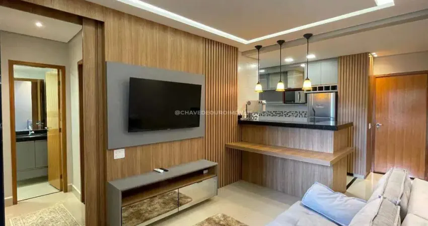 Apartamento mobiliado á venda com uma suíte, localizado no bairro nossa senhora da abadia.