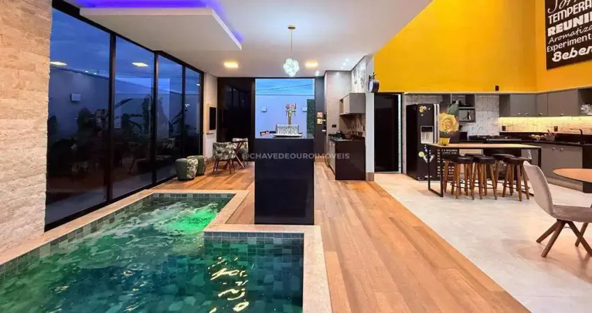 Casa em condomínio fechado com 3 quartos à venda no Damha Residencial Uberaba III, Uberaba