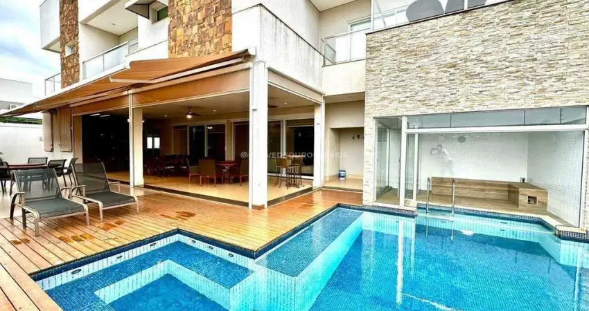 Casa à venda com 4 suítes no condomínio estância dos ipês, em uberaba.