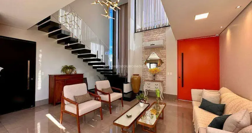 Casa à venda com 4 suítes no condomínio estância dos ipês, em uberaba.