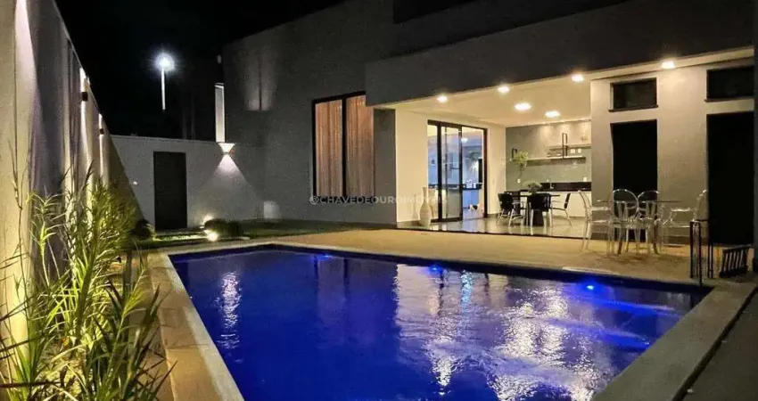 Casa à venda em uberaba, localizada no exclusivo condomínio estância dos ipês.