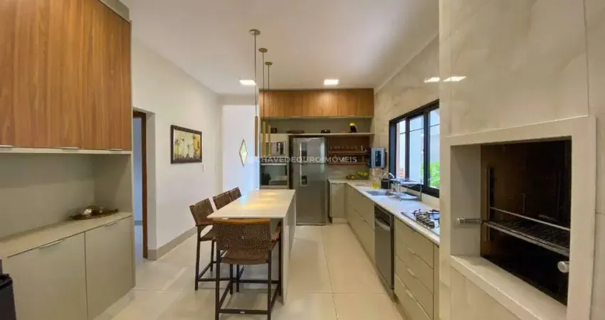 Casa térrea com 4 suítes à venda no condomínio estância dos ipês em uberaba