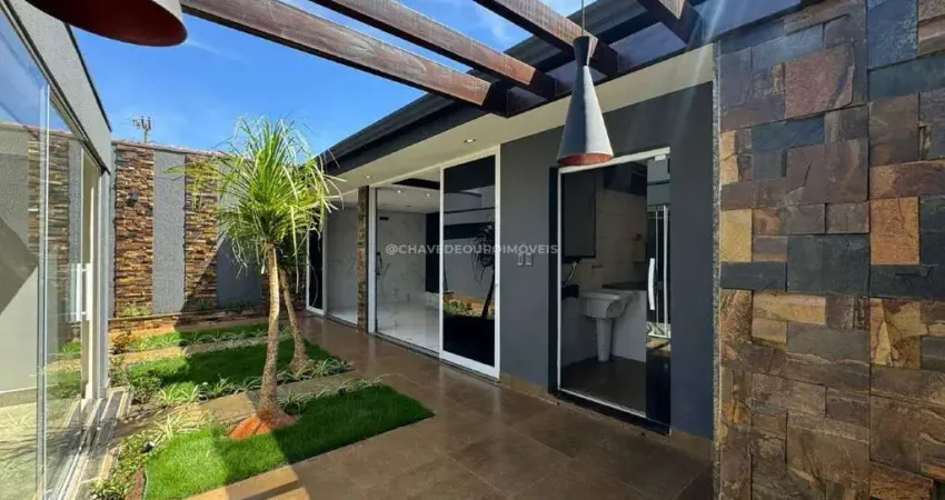 Casa com spa e 03 quartos, sendo duas suítes com closet no bairro jardim espírito santo